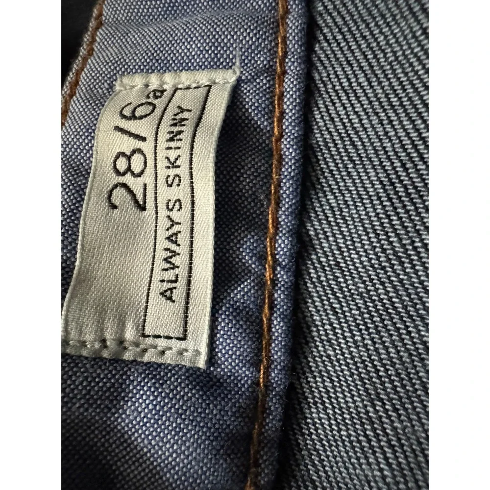 Gap 1969 Always Skinny Dark Wash Denim Jeans‎ Women's Size 28/6